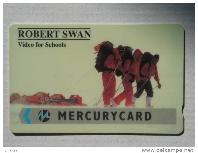 N° 122. Ski. Robert Swan. 50p. Mint. - [ 4] Mercury Communications & Paytelco