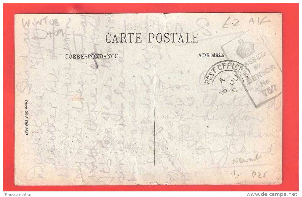 FRANCE PAS DE CALAIS LOUIS LEVY LL No85 WIMEREUX LE RIVAGE CENSOR MILITARY POSTMARK MANY MORE WIMEREUX LISTED - Sonstige & Ohne Zuordnung