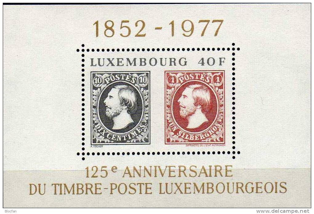 Set Jubiläen In Luxemburg Block 10,12,13 Plus 15 ** 22€ Bloques Hojitas Topic Blocs M/s Philatelic Sheets Bf Luxembourg - Lots & Kiloware (mixtures) - Min. 1000 Stamps
