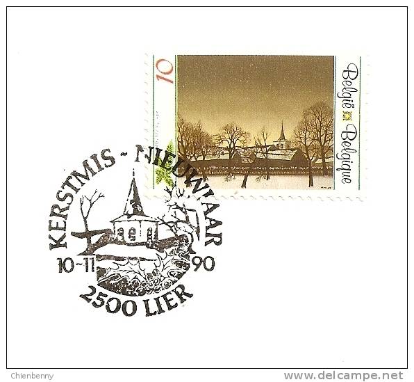 1ER JOUR LIER  1990 - Storia Postale