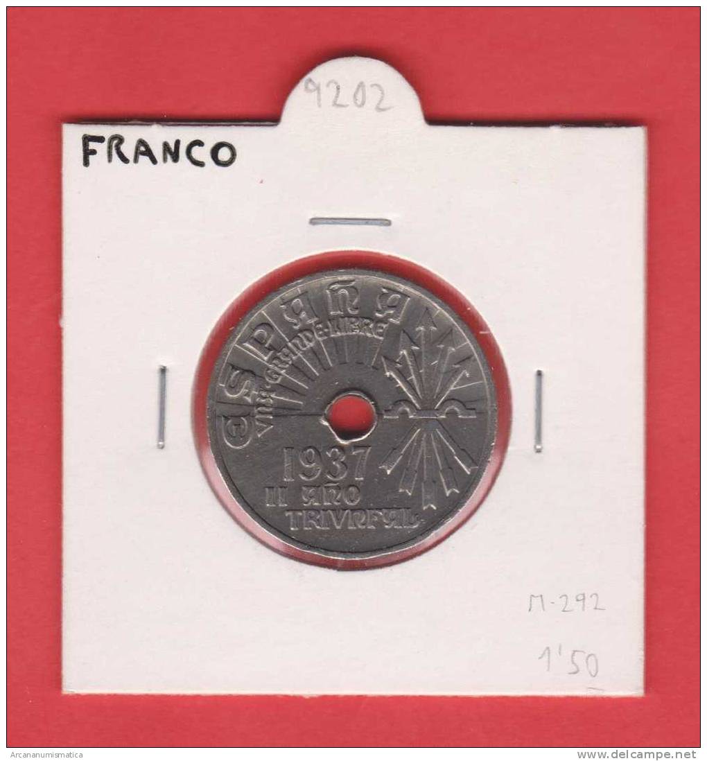 ESPAÑA / FRANCO   25  CENTIMOS  1.937  CU NI  KM#753  MBC/VF   DL-9202 - Andere & Zonder Classificatie