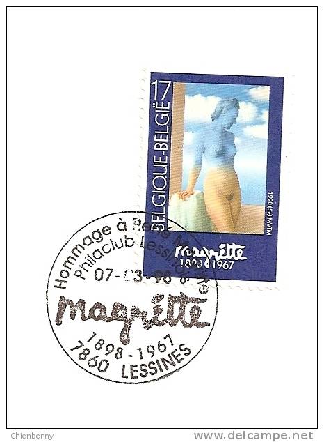 1 Er JOUR LESSINES 1998 - Storia Postale