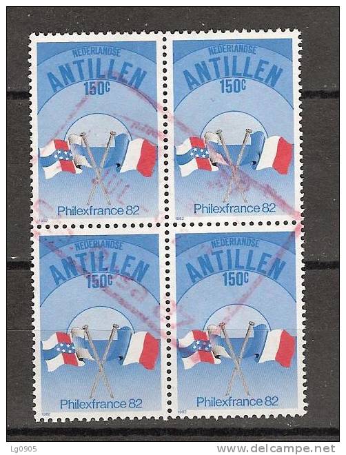Netherlandse Antillen 721 Used Block; Antillaanse Vlag, Flag, Couleur, Bandera - Postzegels