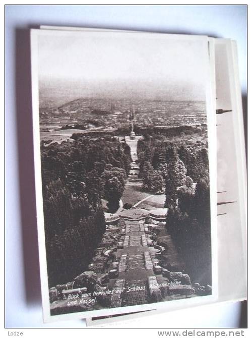 Duitsland Deutschland Allemagne Kassel Panorama Mit Herkules Und Schloss - Kassel