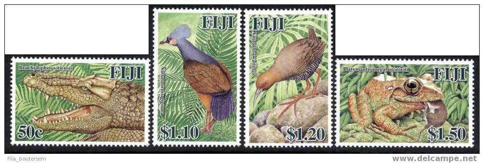 FIJI - FIDJI : 15-08-2006  (**) Set 4v : Fiji Mega Fauna - Fidji (1970-...)