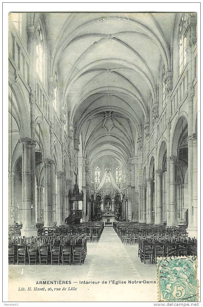 ARMENTIERES- Intérieur De L'Eglise Notre-Dame- - Armentieres