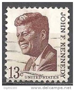 1 W Valeur Oblitérée, Used - U.S.A. - ÉTATS-UNIS  - N° 1288-25 - Kennedy (John F.)