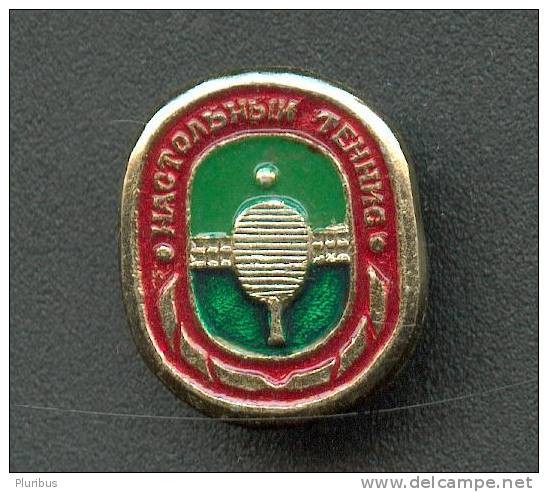 RUSSIA USSR TABLE TENNIS PING PONG BADGE 3 - Tafeltennis