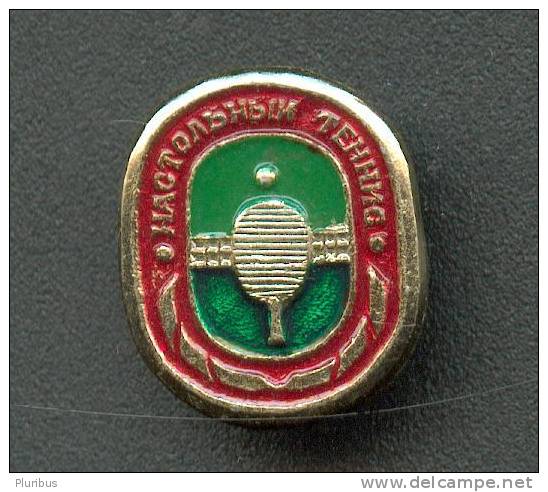 RUSSIA USSR TABLE TENNIS PING PONG BADGE 3 - Tischtennis