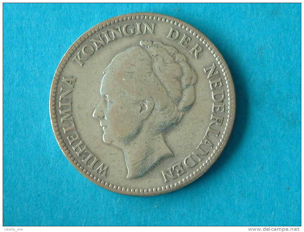 1923 - 1 GULDEN / KM 161.1 ( Silver Uncleaned Coin - For Grade, Please See Photo ) ! - Zilveren En Gouden Munten