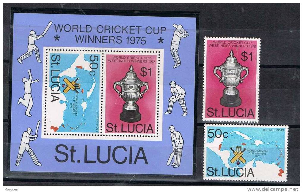 Lupa 1114 . Santa LUCIA, Copa 1972, Cricket, Hojita Y Serie ** - Cricket