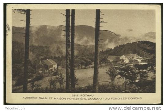 67 ROTHAU /         Auberge Salm Et Maison Forestière Coucou - Au Fond Les Donjons    / - Rothau