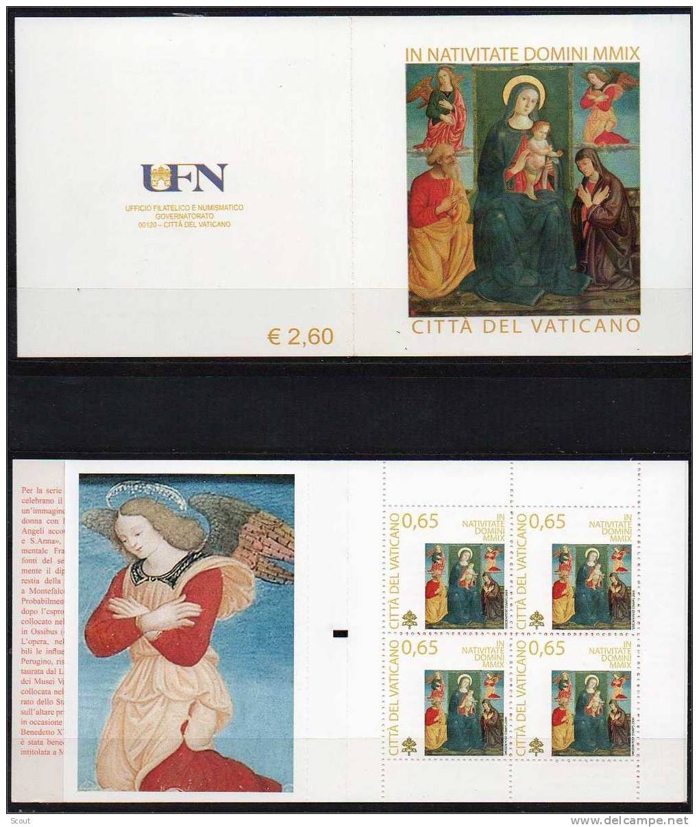 VATICANO – VATICAN CITY - VATICAN - 2009 - NATALE - 2 LIBRETTI - ** - Nuevos