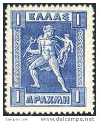 Greece #226 Mint Hinged 1d From 1919 - Unused Stamps