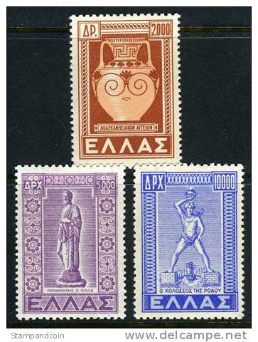 Greece 520-22 Mint Never Hinged Set From 1950 - Neufs