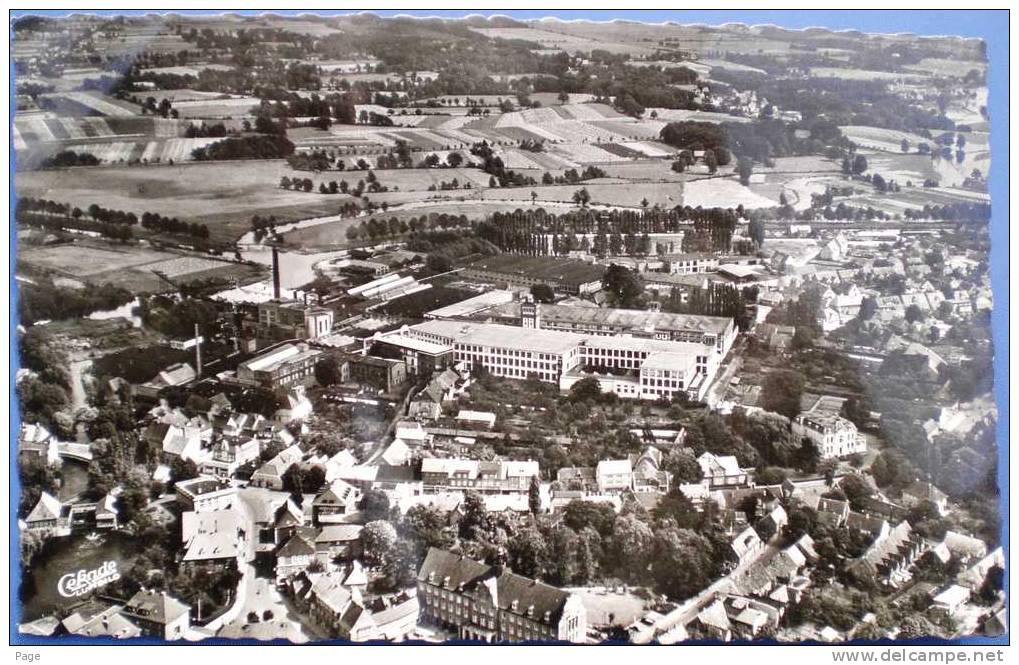 Nordhorn,Luftbild,1958 - Nordhorn