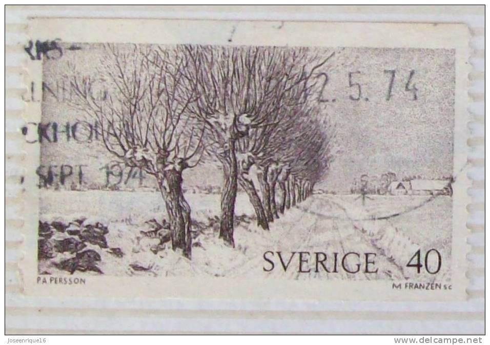 SVERIGE, SUECIA, SUÈDE, SWEDEN . 1975 FRANZEN 40 - Gebraucht