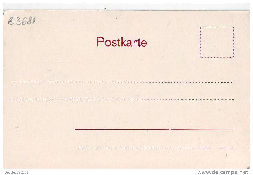 B3681 Germany Oberammergu Aussengasse 1900 Not Used Perfect Shape - Oberammergau