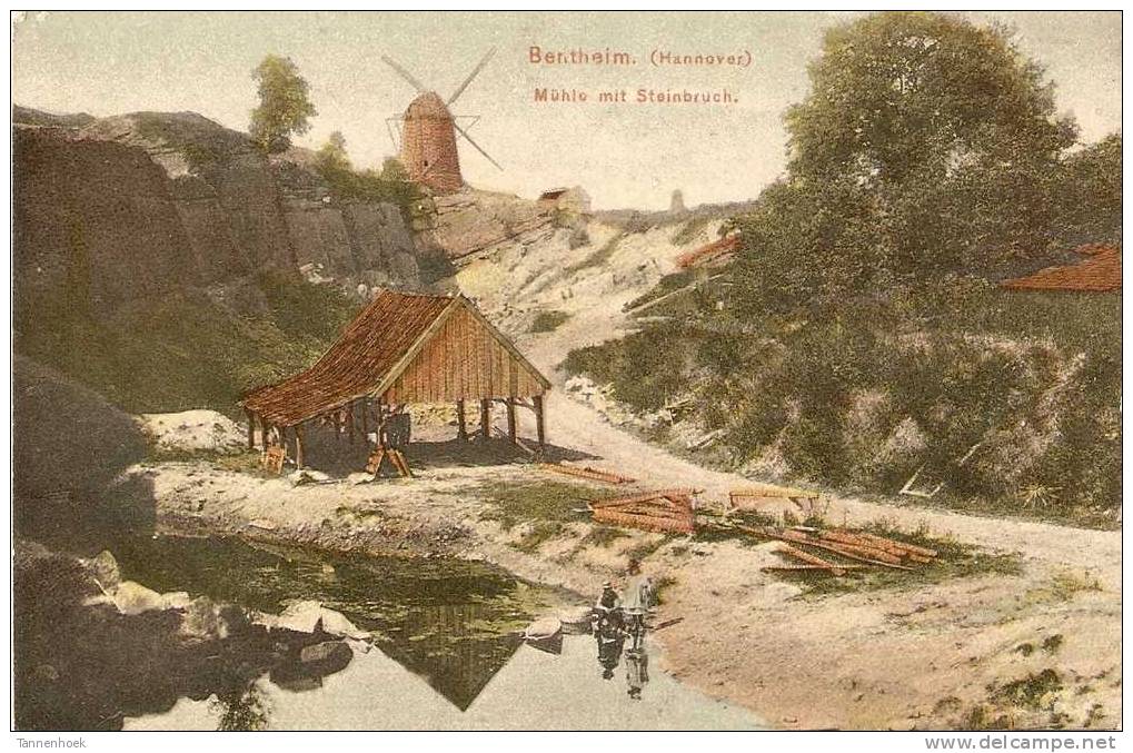 AK  Bad Bentheim Feldpost Mühle Am Steinbruch 1917 - Bad Bentheim