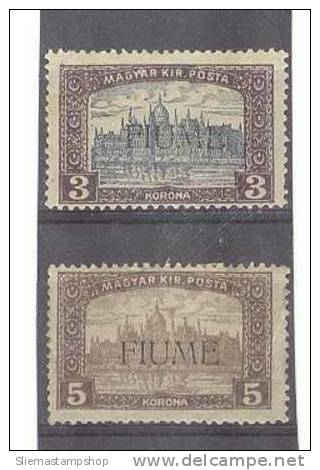 FIUME - 1918/19 HUNGARY OVERPRINTS - V2782 - Fiume