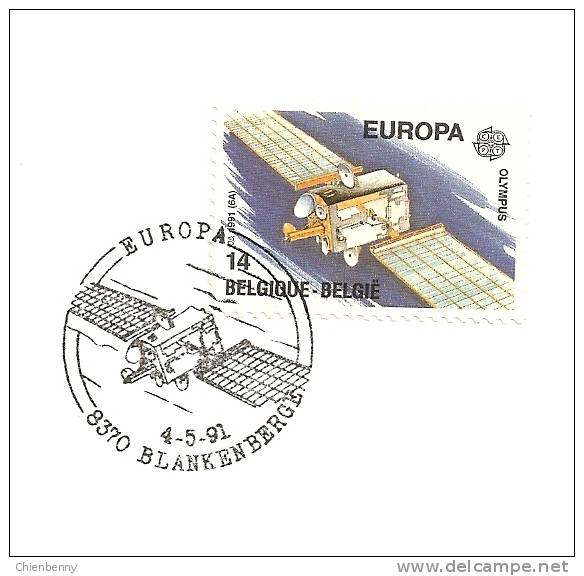 1er JOUR BLANKENBERGE  N°2406 - Storia Postale