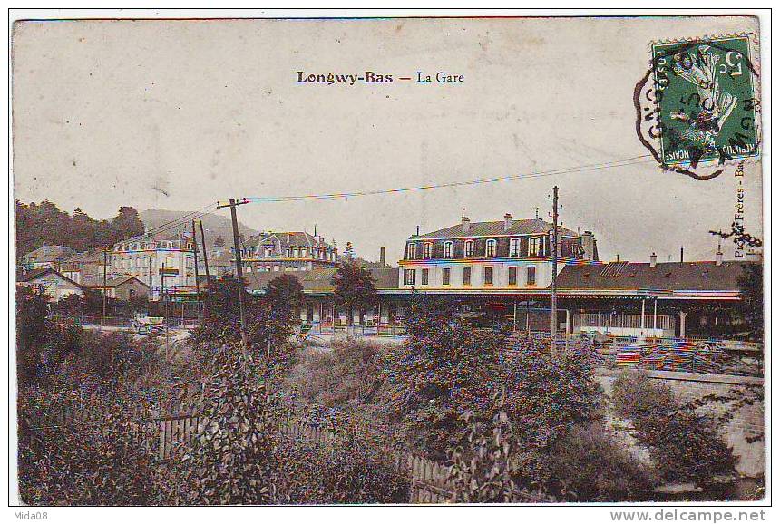 54. LONGWY BAS .  LA GARE. - Longwy