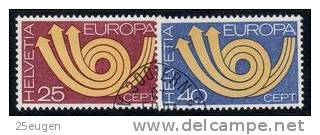 SWITZERLAND  EUROPA CEPT 1973 USED - 1973