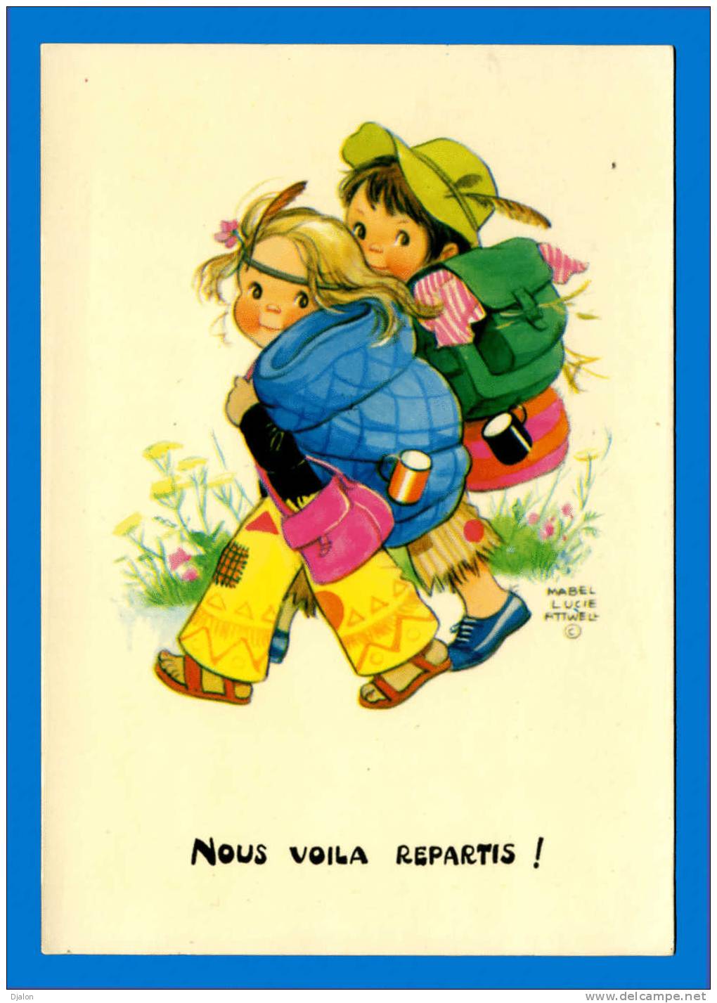 Nous Voilà Repartis !  Illustrateur MABEL LUCIE ATTWELL.  (C.P.S.M.) - Attwell, M. L.