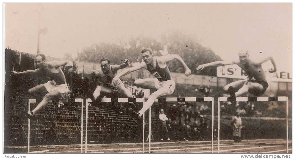 PHOTO PRESSE ATHLETISME - FRANCE FINLANDE 1936 - 100 HAIES - Atletica