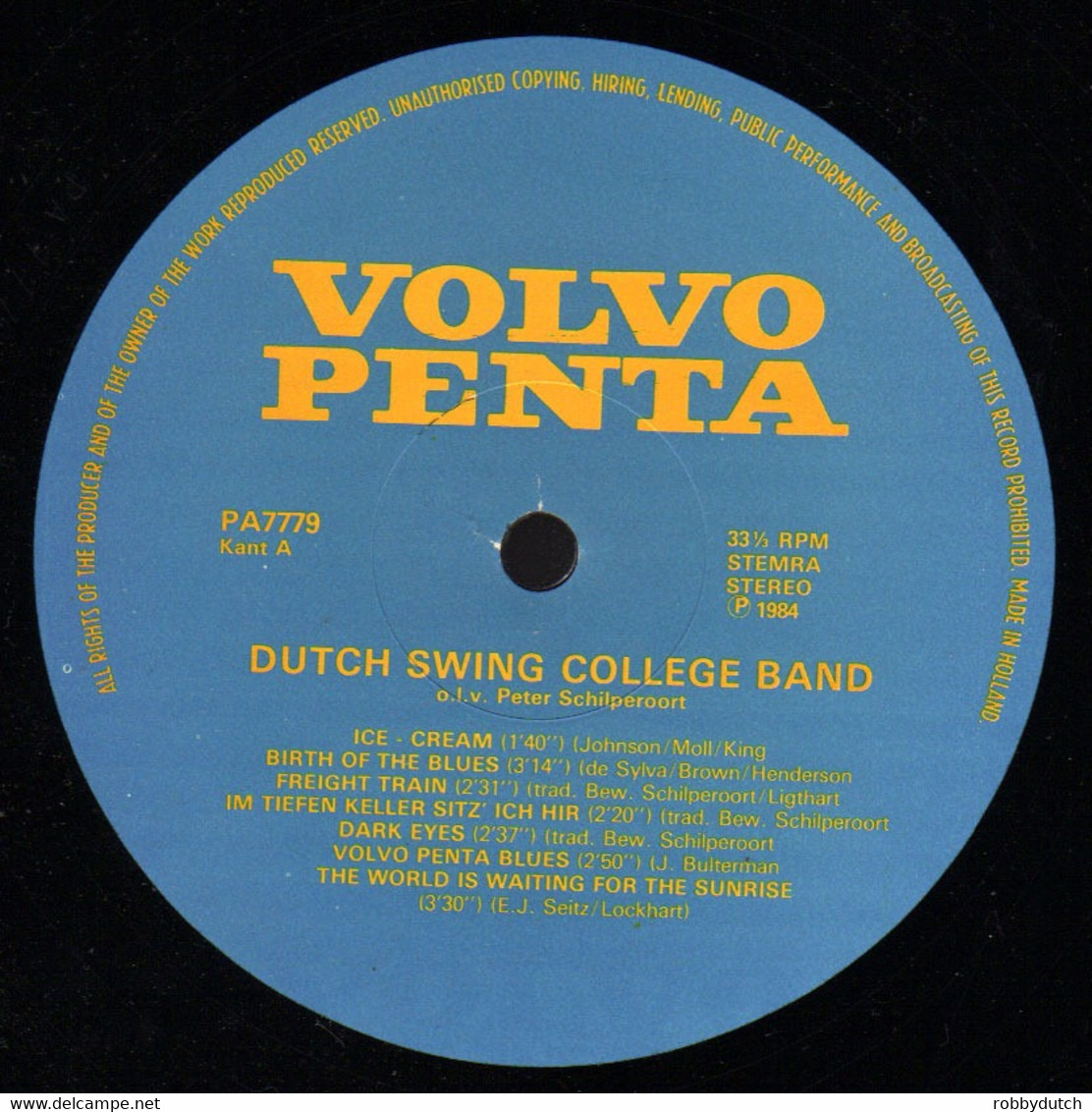 * LP *  JAZZ ON THE WATERFRONT - DUTCH SWING COLLEGE BAND / HARBOUR JAZZ BAND (Volvo Penta Promo) - Jazz