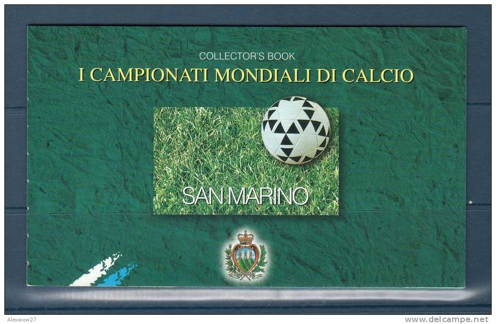 San Marino -- LIBRETTO 1998 FDC--CALCIO---/ FOOTBALL BOOKLET - Postzegelboekjes