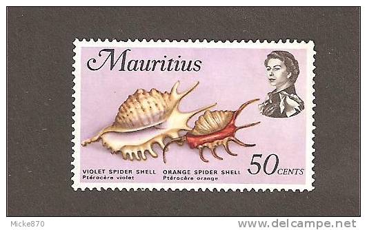 Ile Maurice N°340 Oblitéré Faune Marine Ptérocères - Mauritius (1968-...)