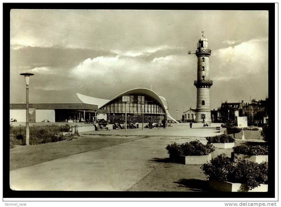 Rostock - Warnemünde  ,  Strandpromenade  ,  Konsum-Gaststätte  ,  Ansichtskarte Ca.1974   (120) - Rostock