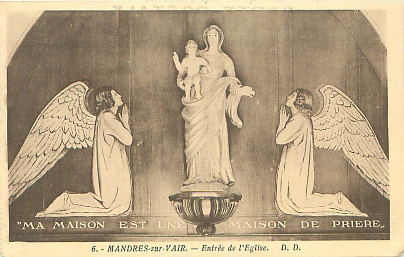 88 - MANDRES-sur-VAIR - Entrée De L'Eglise (D.D. 6) - Bulgneville