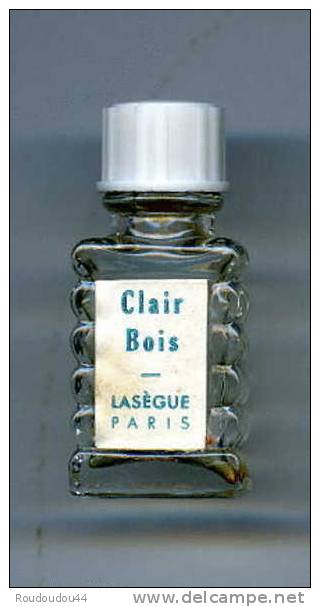 MINIATURE DE PARFUM - CLAIR BOIS - LASEGUE - PARIS - VIDE - Miniaturen Damendüfte (ohne Verpackung)