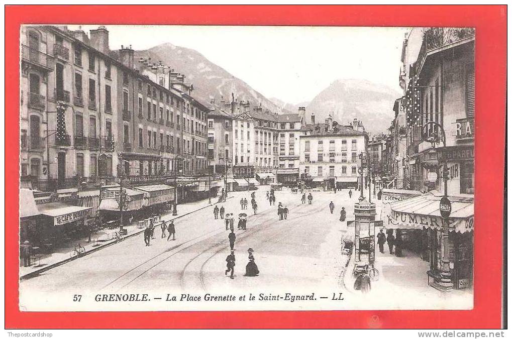 GRENOBLE FRANCE LL LOUIS LEVY No57 LA PLACE GRENETTE ET LE SAINT EYNARD MANY MORE FRANCE LISTED - Grenoble