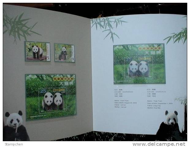 Folio Taiwan 2009 Cute Animal Stamps – Giant Panda Fauna Bear Bamboo - Verzamelingen & Reeksen