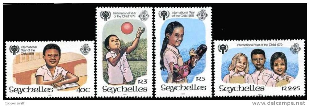 (014) Seychelles  Year Of The Child / Enfants / Kinder  ** / Mnh  Michel 443-46 - Seychellen (1976-...)