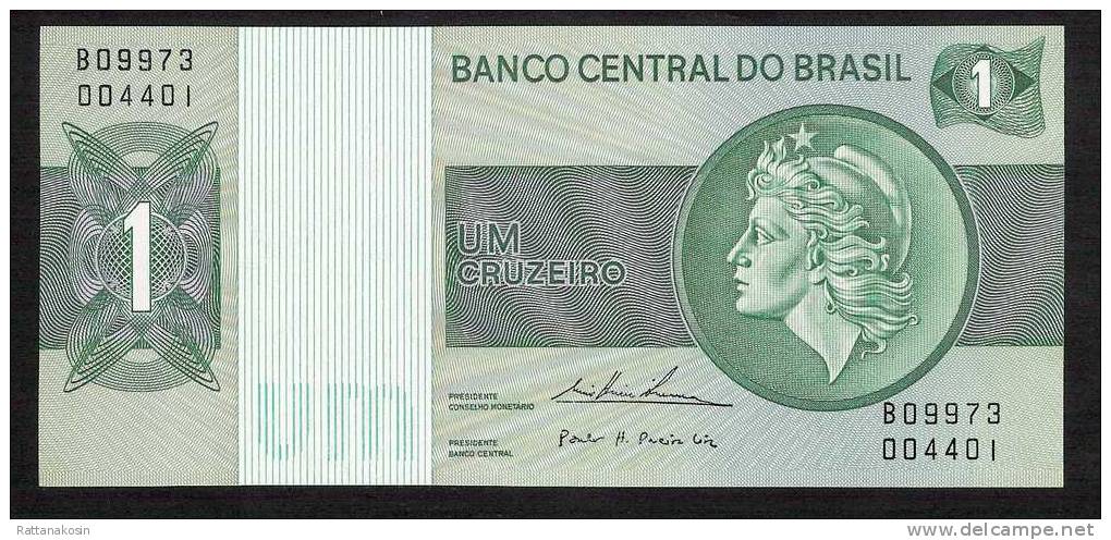 BRESIL P191Ab  1  CRUZEIRO   Signature 18    1975   UNC. - Brésil