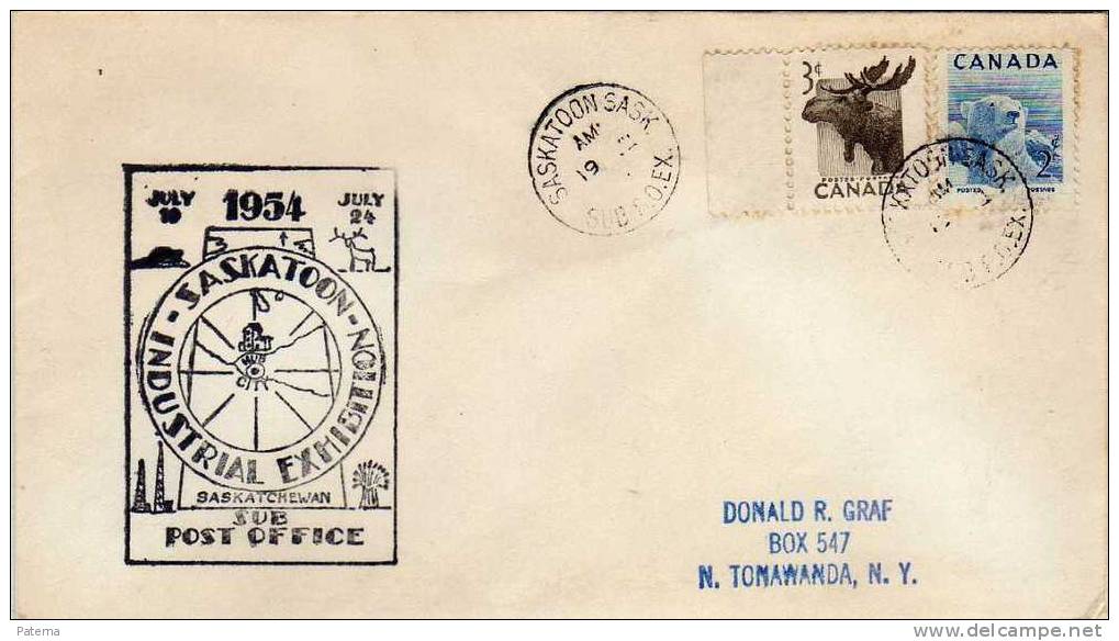 FDC SASKATOON  ( Canada) - 1952-1960