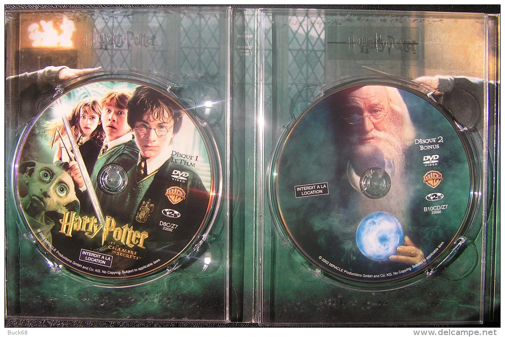 DVD Harry POTTER N°2 : La Chambre Des Sorciers De Chris COLOMBUS Chez WARNER BROS - 2 DVD Avec Les BONUS - Sciencefiction En Fantasy