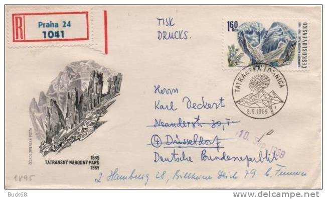 TCHECOSLOVAQUIE 1741 FDC ETB Premier Jour : Parc National Des Tatras Colchique - FDC