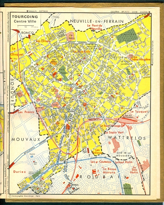 ALMANACH DES P.T.T. 1970, Région Du Nord (59): Lille, Roubaix, Tourcoing, Dunkerque, Chemin De Fer (complet) Equitation - Tamaño Grande : 1961-70