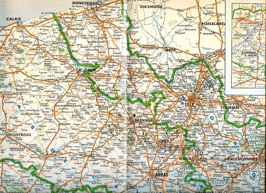 ALMANACH DES P.T.T. 1973, Région Du Nord (59): Lille, Arras (Complet) Communes, Chiens, Boxers, Chats Siamois - Groot Formaat: 1971-80