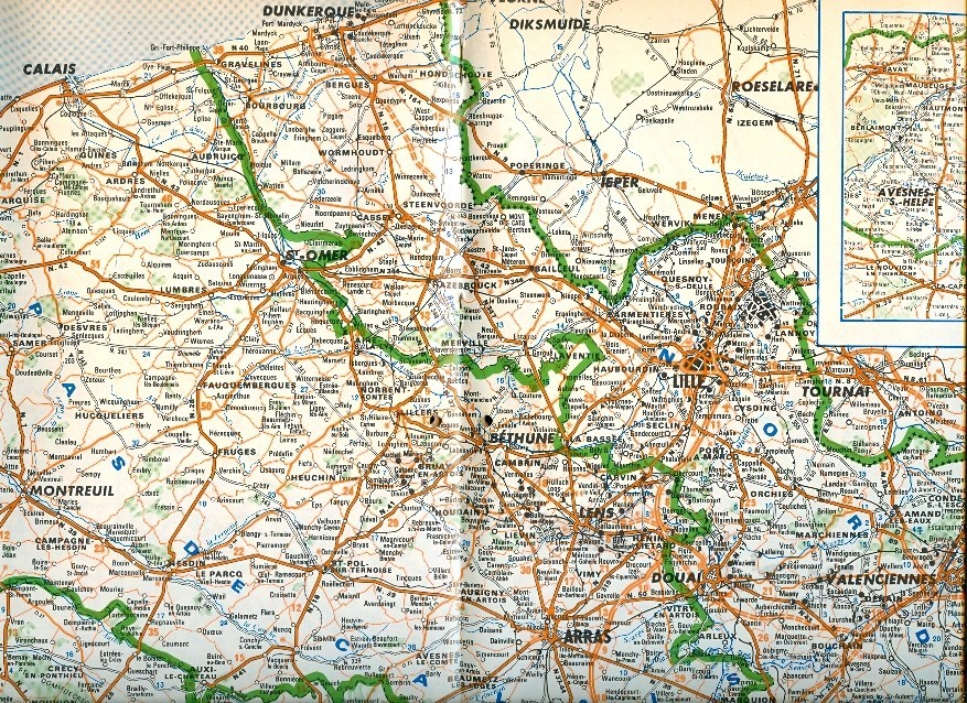ALMANACH DES P.T.T. 1973, Région Du Nord (59): Lille, Arras (Complet) Communes, Chiens, Boxers, Chats Siamois - Grand Format : 1971-80