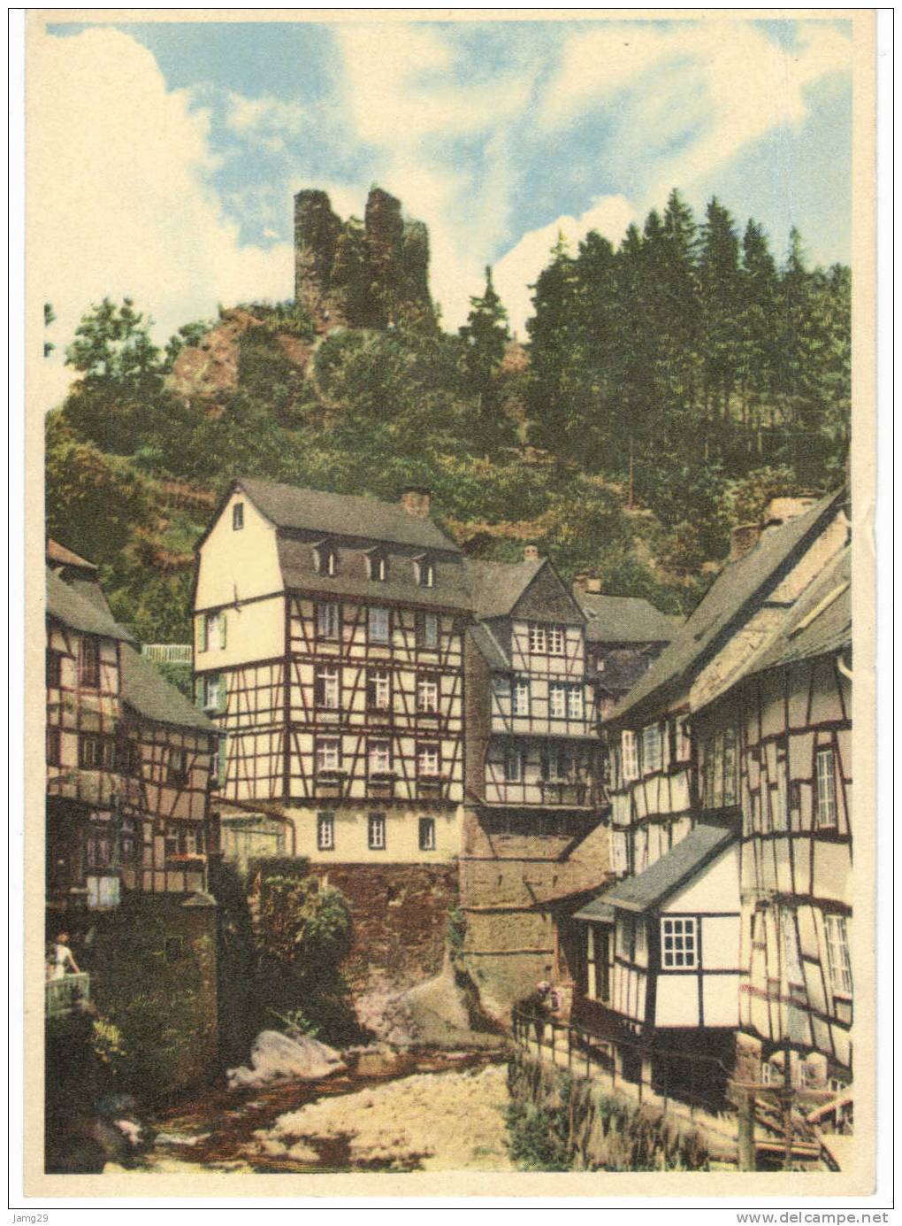 Duitsland/Deutschland, Monschau, Eifel, Partie An Der Rur Mit Haller, Ca. 1960 - Monschau