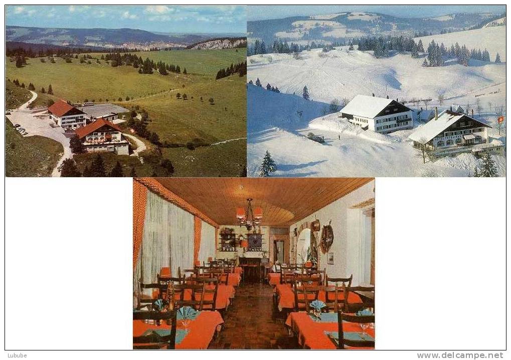 Les Hauts-Geneveys - Tête De Ran / Hotel Bellevue  (3 Karten) - Les Hauts-Geneveys