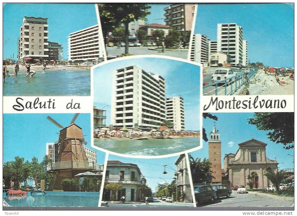 MONTESILVANO VEDUTE DIVERSE -C884 - Pescara