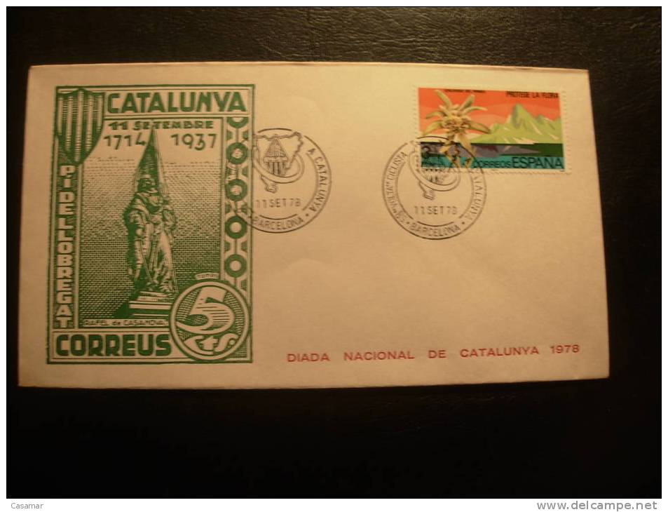 Volta A Catalunya Catalonia Tour Cycliste 1978 Setember 11 Catalonia National Day Special Cover Sobre Enveloppe - Ciclismo