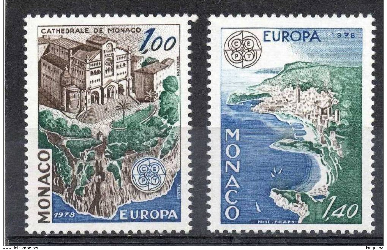 MONACO : Monuments : Cathédrale De Monaco, La Principauté Vue De L'est - 1978